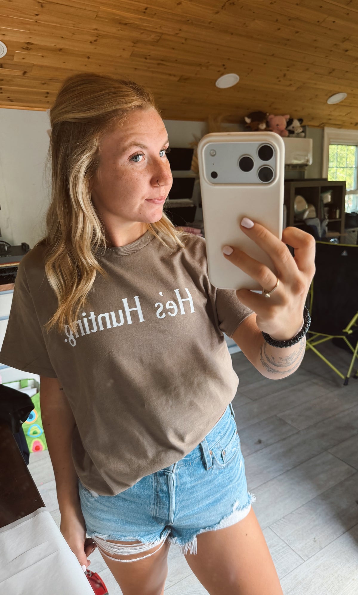 He’s Hunting. T-shirt