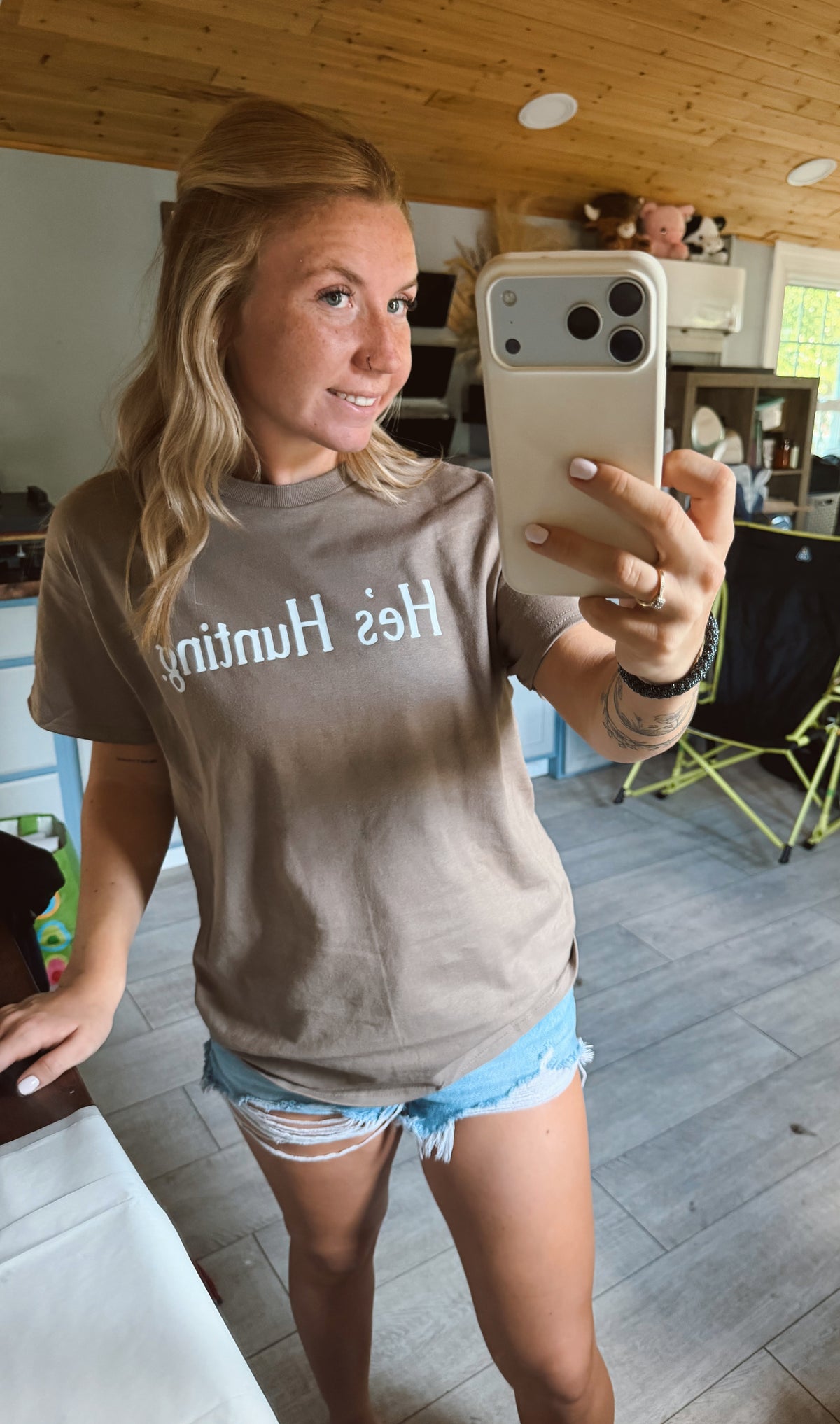 He’s Hunting. T-shirt