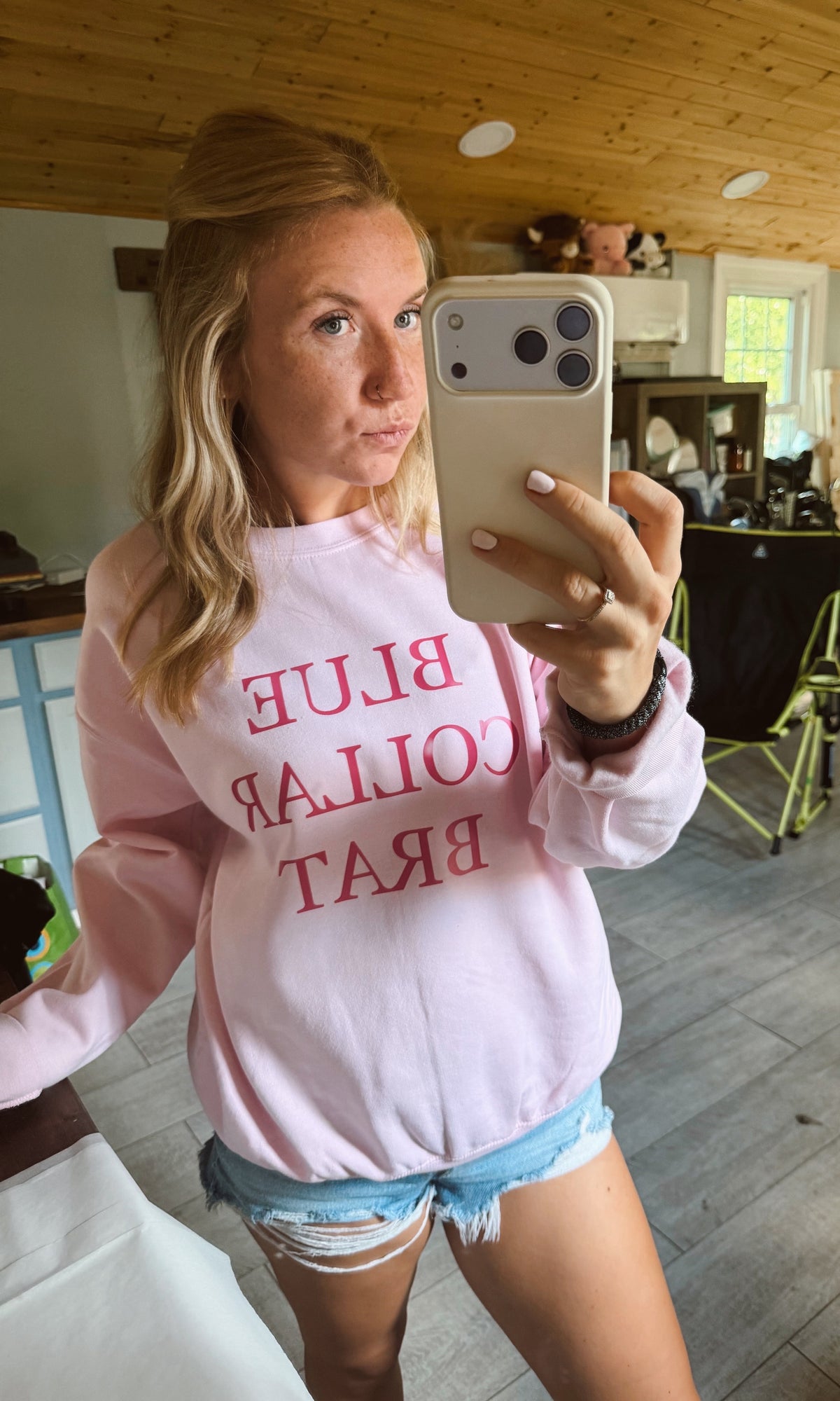 Blue Collar Brat Crewneck