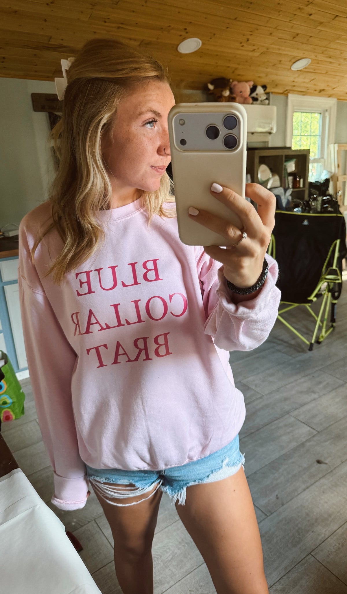 Blue Collar Brat Crewneck