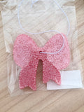 Birthday cake: Pink Bow Car Freshie
